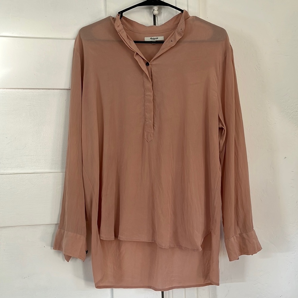 MADEWELL Silk Popover Top
